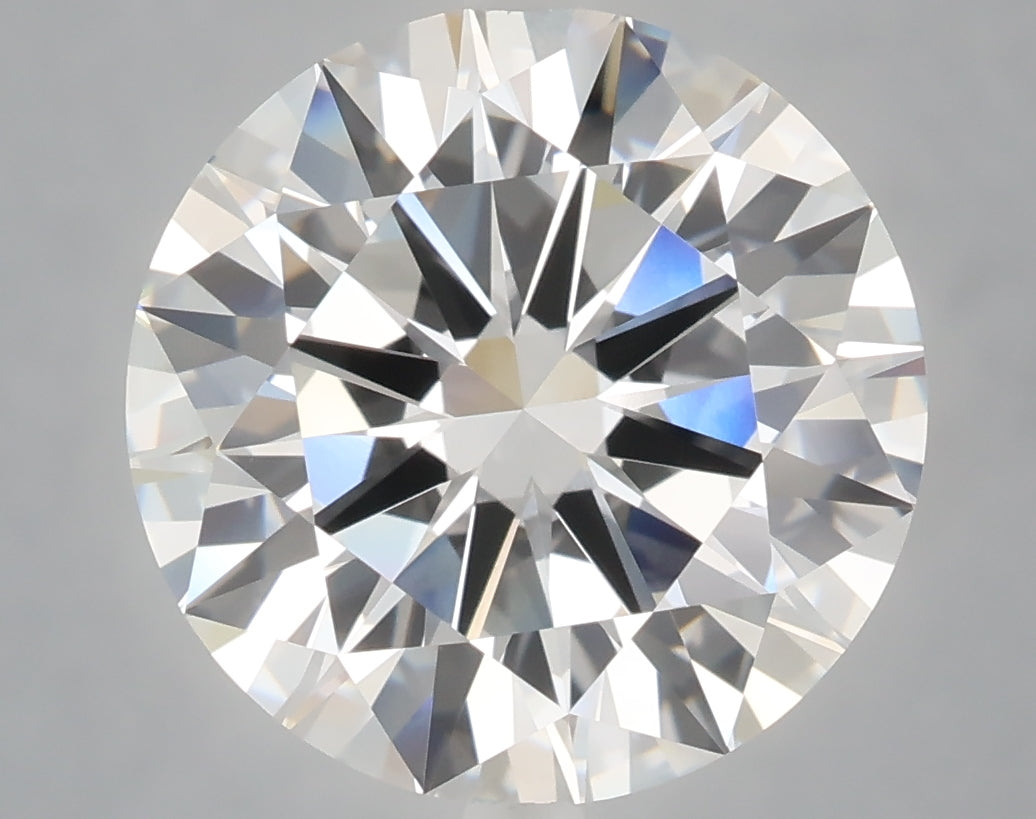 6.02 carat round lab grown diamond E color VVS2 clarity