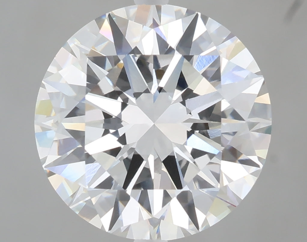 6.00 carat round lab grown diamond F color VVS1 clarity