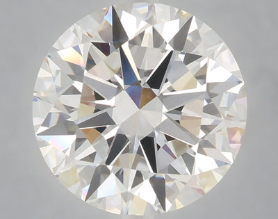 6.03 carat round lab grown diamond F color VVS1 clarity