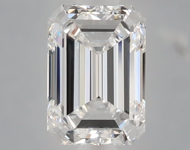 1.06 carat emerald lab grown diamond E color VVS1 clarity