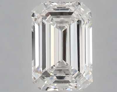 1.06 carat emerald lab grown diamond D color VVS2 clarity