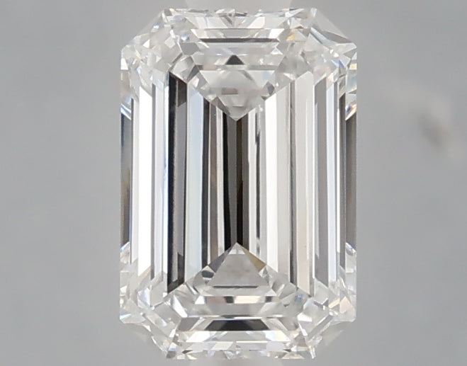 1.06 carat emerald lab grown diamond E color VVS2 clarity