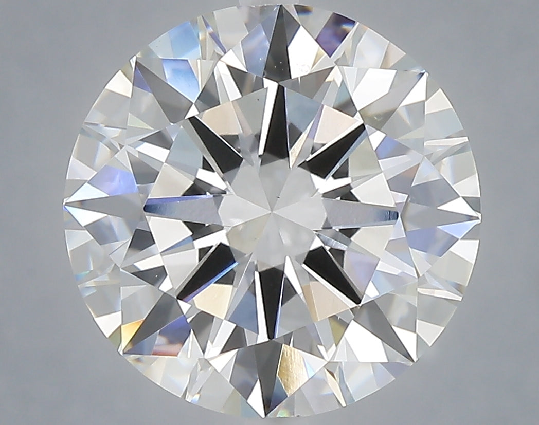 6.01 carat round lab grown diamond E color VS1 clarity
