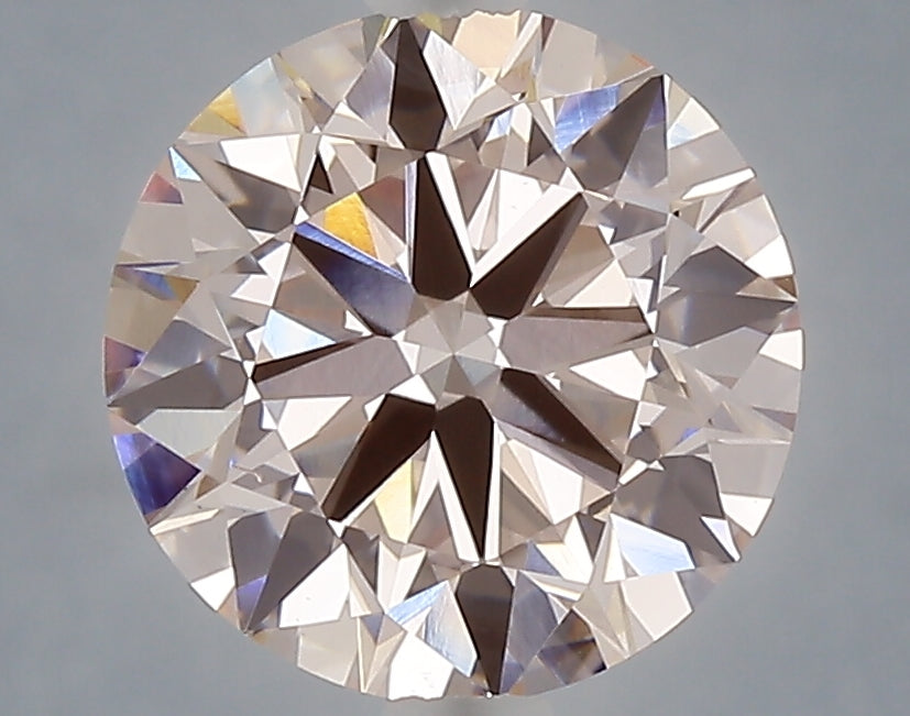 3.00 carat fancy pink round lab grown diamond VVS2 clarity