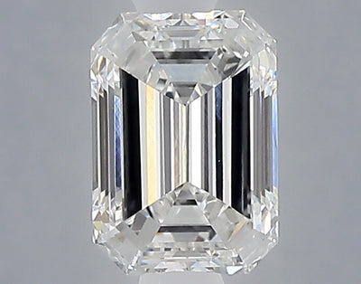 1.10 carat emerald lab grown diamond E color VS1 clarity