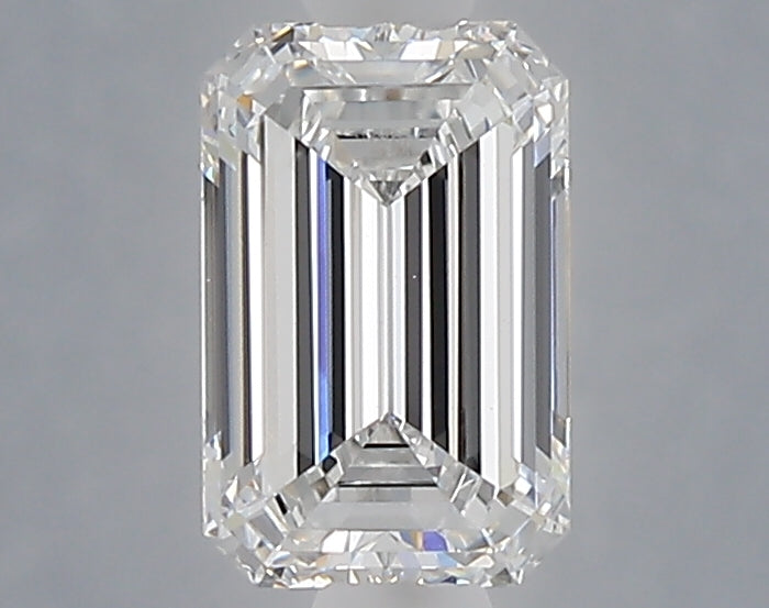 1.06 carat emerald lab grown diamond E color VVS2 clarity
