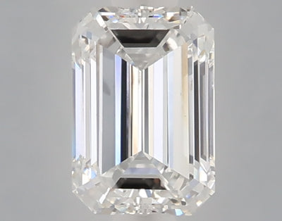 1.01 carat emerald lab grown diamond D color SI2 clarity