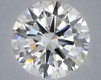 6.10 carat round lab grown diamond F color VVS2 clarity