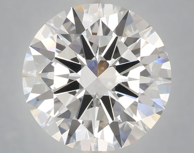 6.04 carat round lab grown diamond E color VVS2 clarity