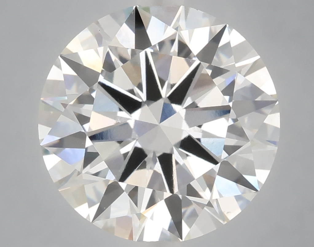 6.02 carat round lab grown diamond E color VVS2 clarity