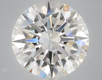 6.02 carat round lab grown diamond E color VVS2 clarity