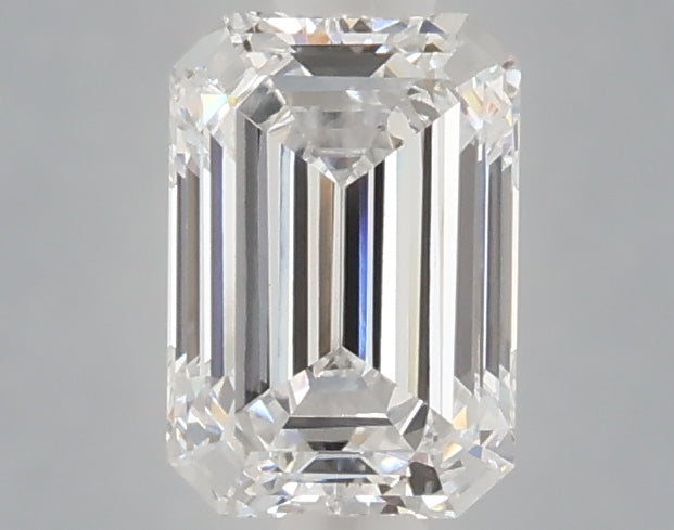 1.06 carat emerald lab grown diamond D color VVS2 clarity