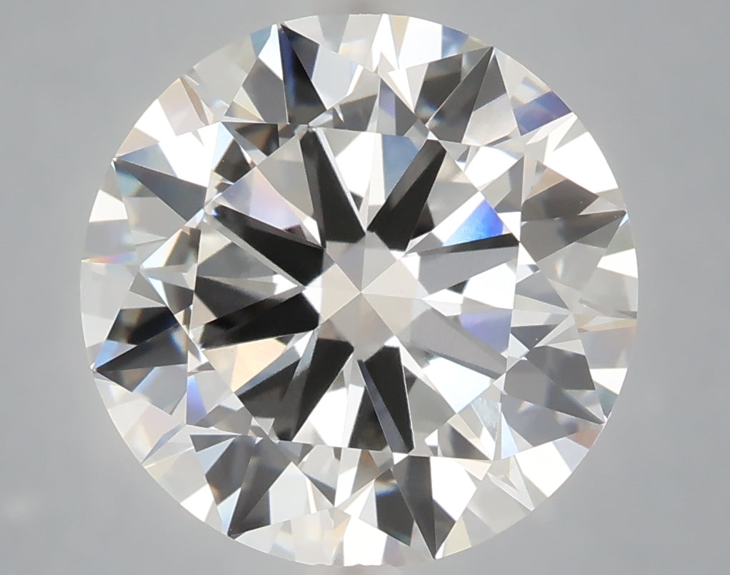 6.05 carat round lab grown diamond E color VVS2 clarity