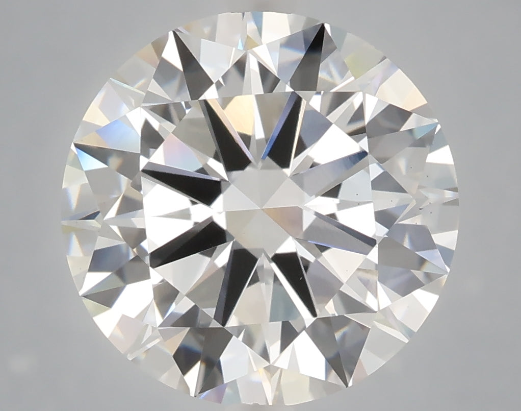 6.02 carat round lab grown diamond F color VS1 clarity