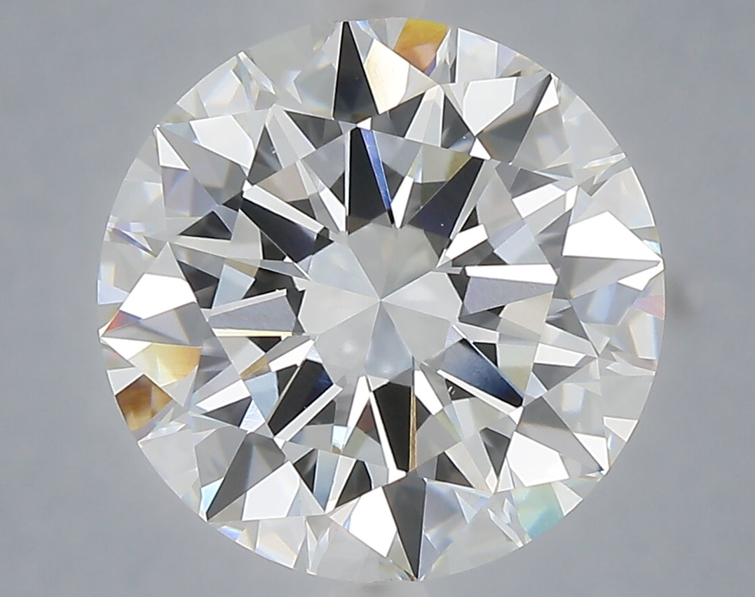 6.01 carat round lab grown diamond E color VS1 clarity