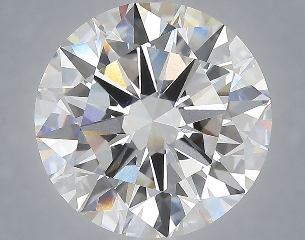 6.01 carat round lab grown diamond E color VVS2 clarity