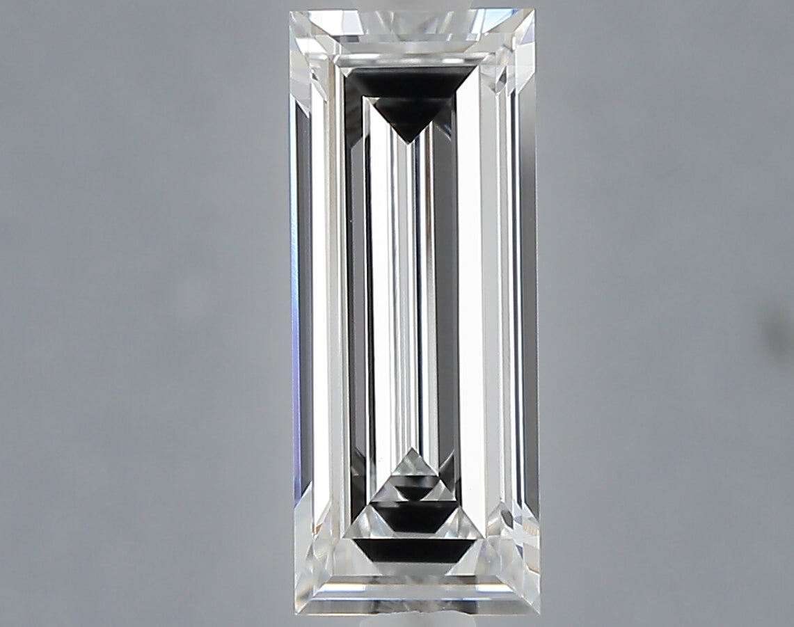 1.04 carat baguette lab grown diamond D color VVS2 clarity