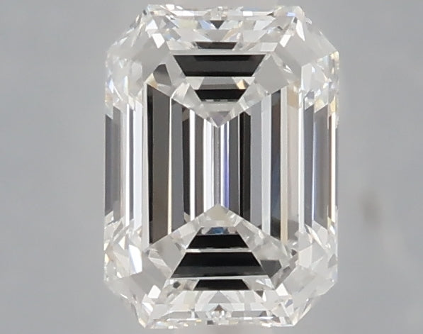 1.06 carat emerald lab grown diamond E color VVS2 clarity