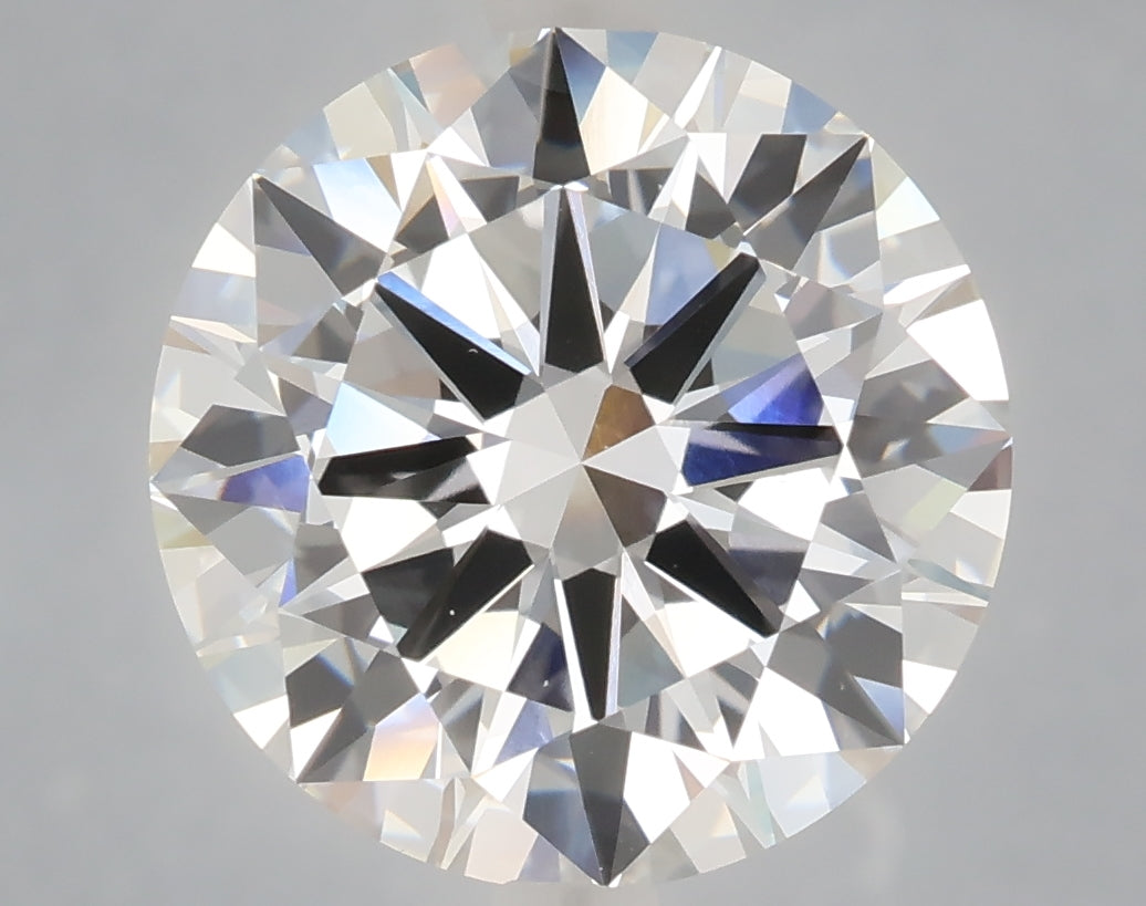 6.01 carat round lab grown diamond E color VS1 clarity