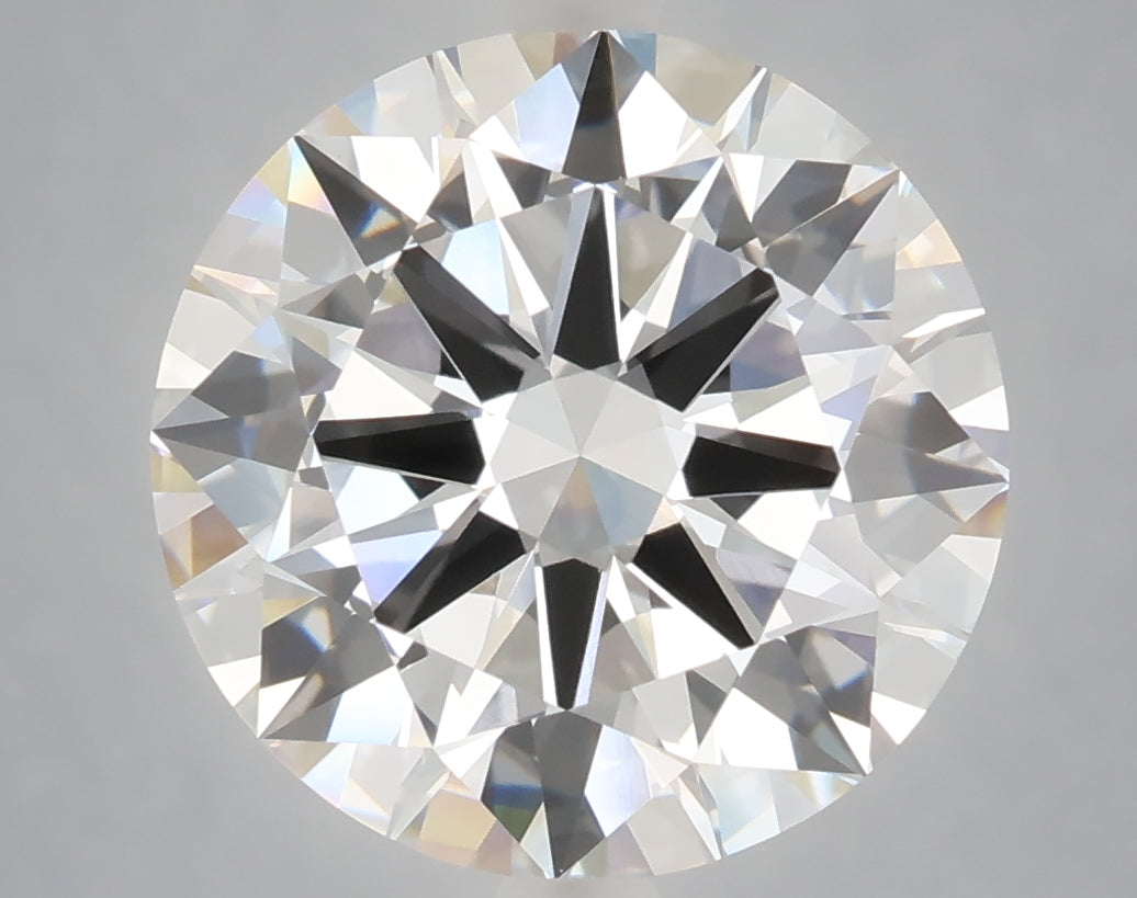 6.02 carat round lab grown diamond E color VVS2 clarity