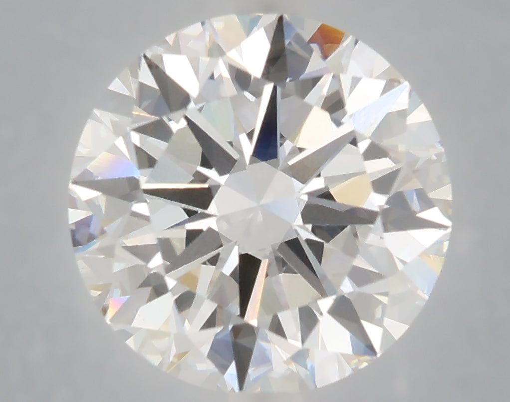 6.01 carat round lab grown diamond E color VVS2 clarity