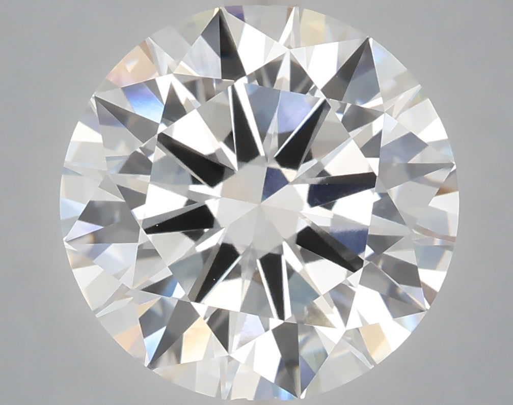 6.02 carat round lab grown diamond E color VVS2 clarity