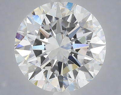 6.02 carat round lab grown diamond E color VS1 clarity