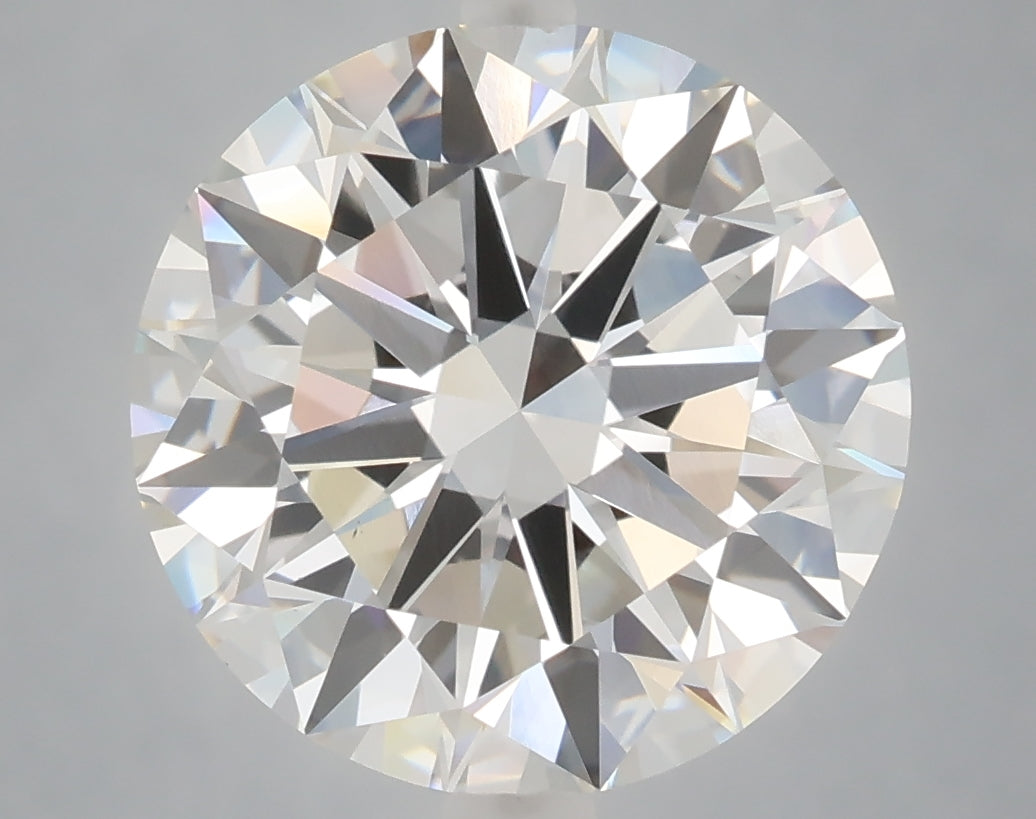 6.01 carat round lab grown diamond E color VS1 clarity