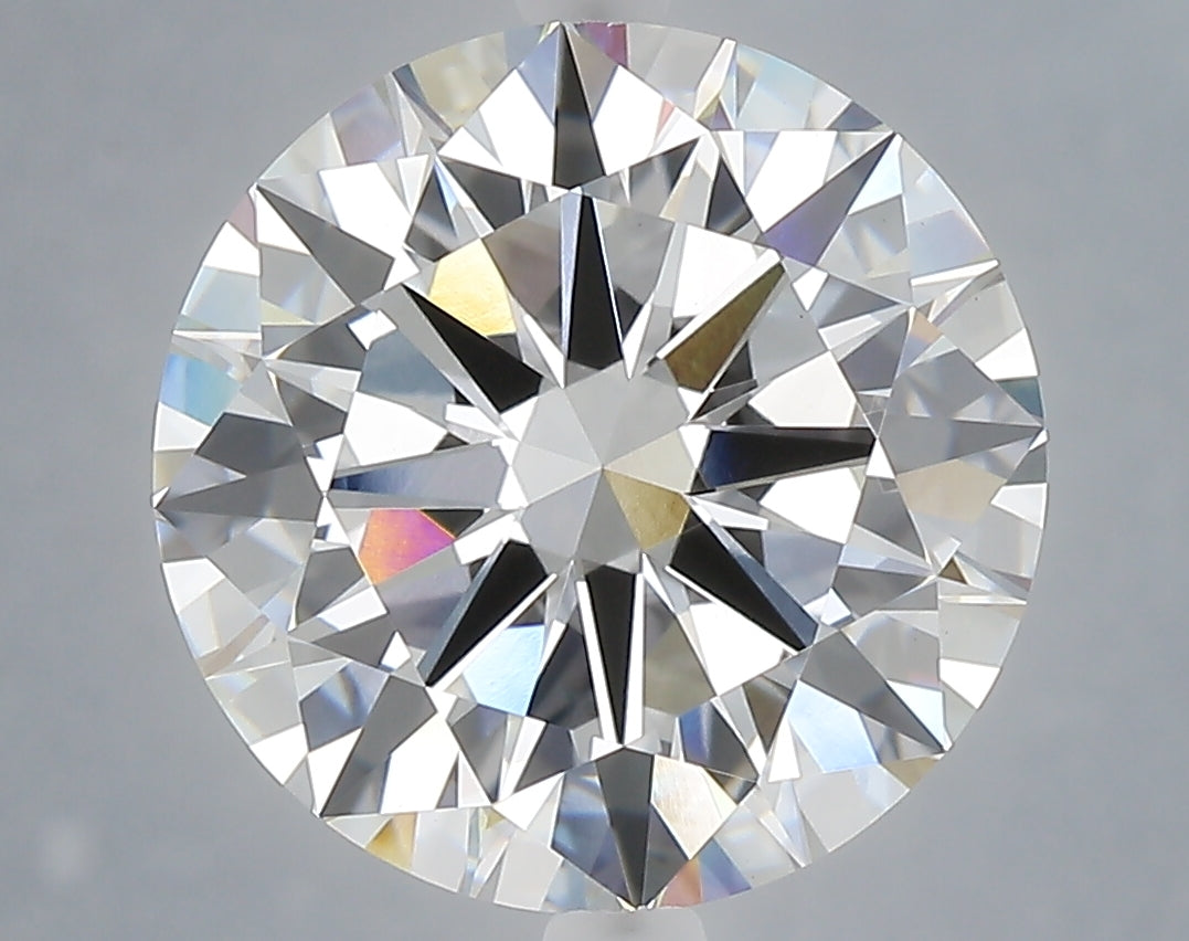 6.01 carat round lab grown diamond E color VS1 clarity