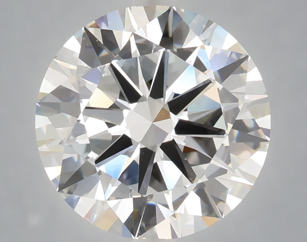 6.01 carat round lab grown diamond E color VS1 clarity