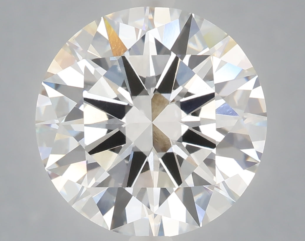 6.01 carat round lab grown diamond E color VVS2 clarity