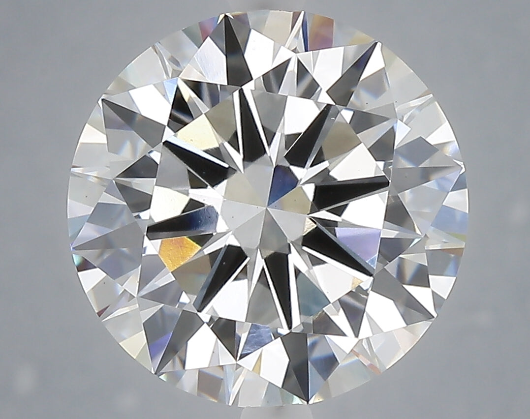 6.06 carat round lab grown diamond E color VS1 clarity