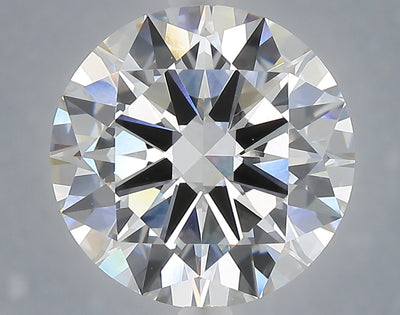 6.02 carat round lab grown diamond E color VS1 clarity