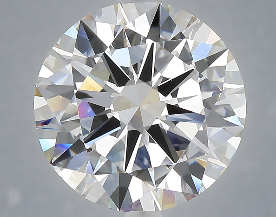 6.02 carat round lab grown diamond E color VS1 clarity