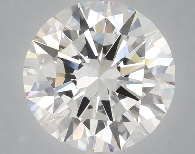 6.04 carat round lab grown diamond F color VVS2 clarity
