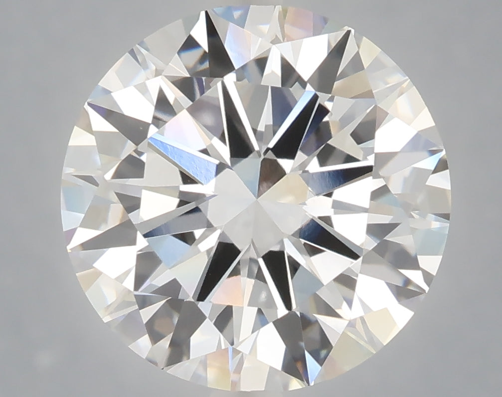 6.01 carat round lab grown diamond E color VVS2 clarity