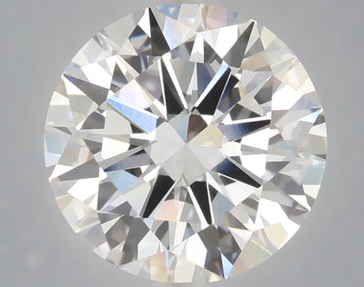 6.01 carat round lab grown diamond E color VVS2 clarity