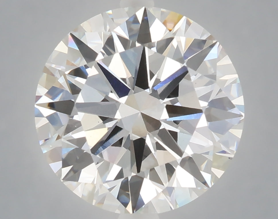 5.04 carat round lab grown diamond E color VS1 clarity