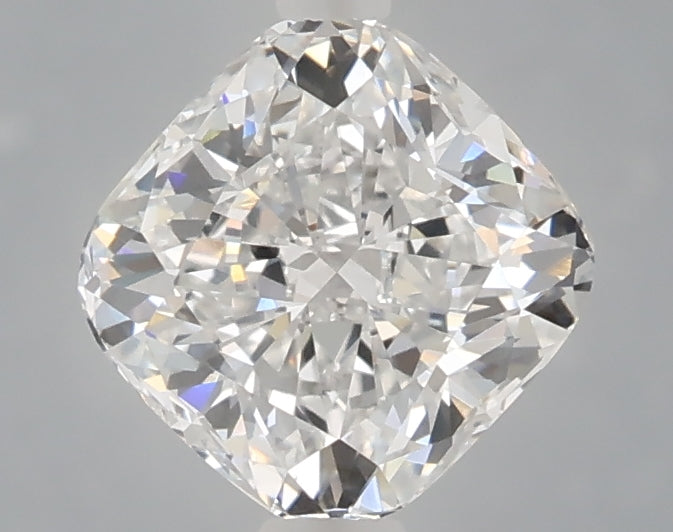 1.57 carat cushion lab grown diamond E color VVS2 clarity