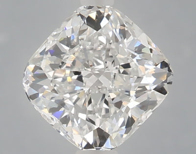 1.57 carat cushion lab grown diamond E color VVS2 clarity
