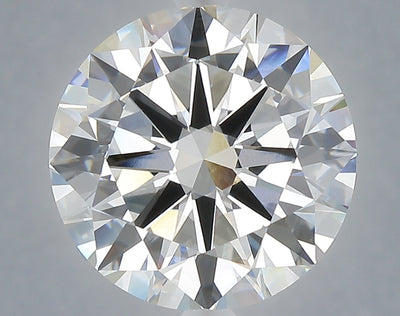 6.02 carat round lab grown diamond F color VVS2 clarity