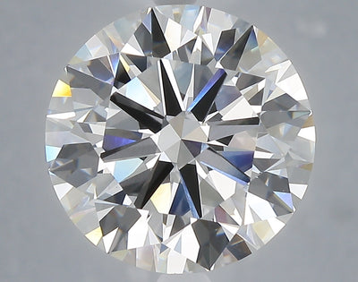 6.06 carat round lab grown diamond E color VVS2 clarity