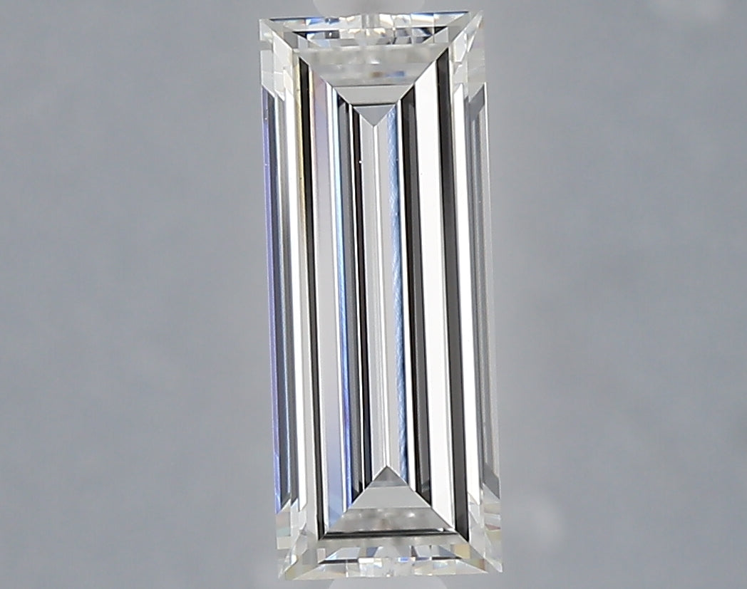 1.04 carat baguette lab grown diamond E color VVS2 clarity