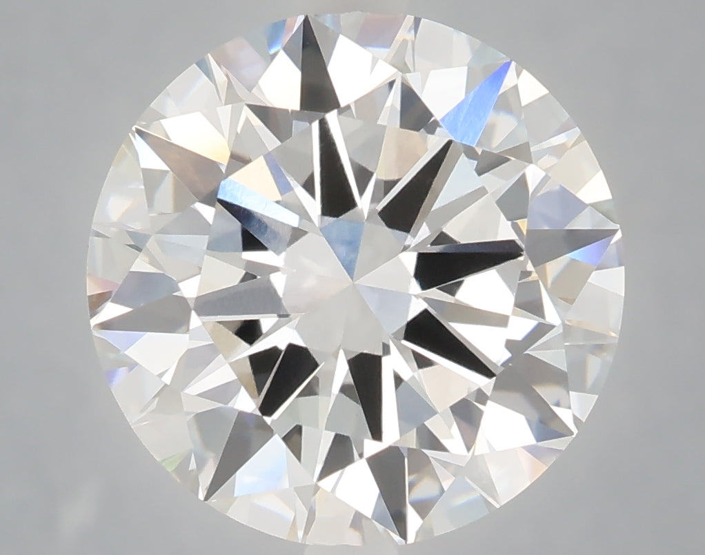 6.02 carat round lab grown diamond E color VVS2 clarity