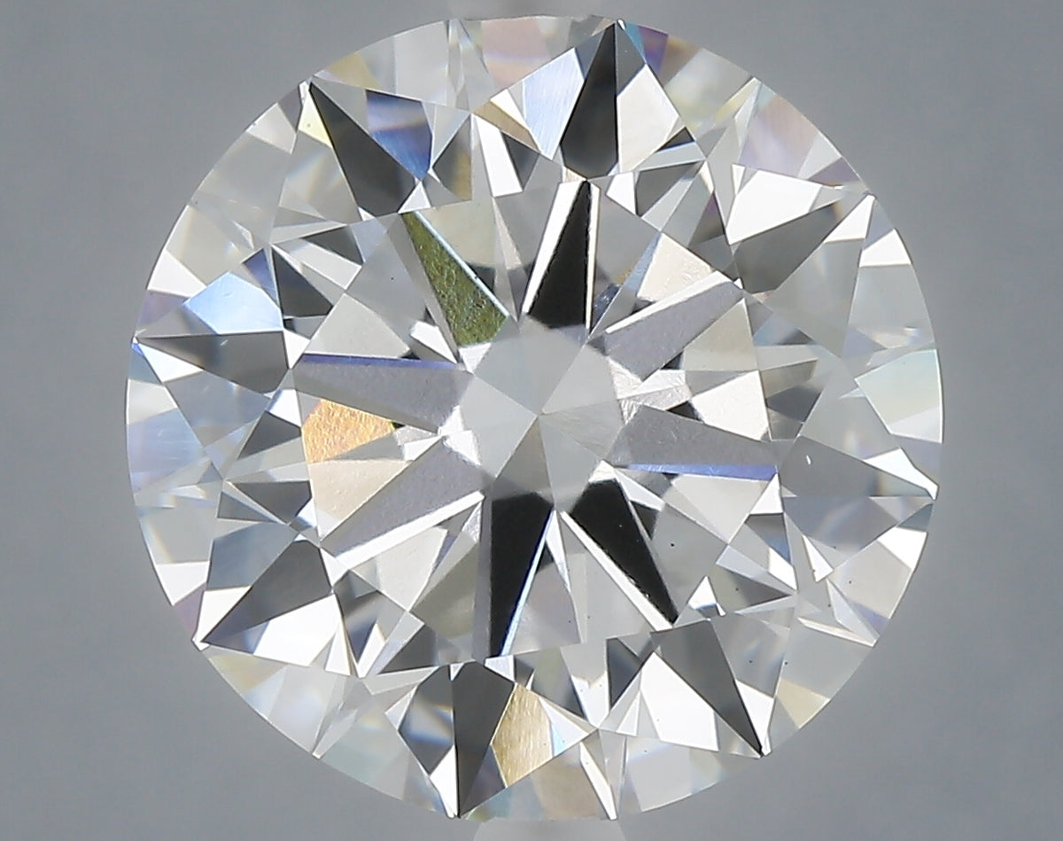 6.04 carat round lab grown diamond E color VS1 clarity