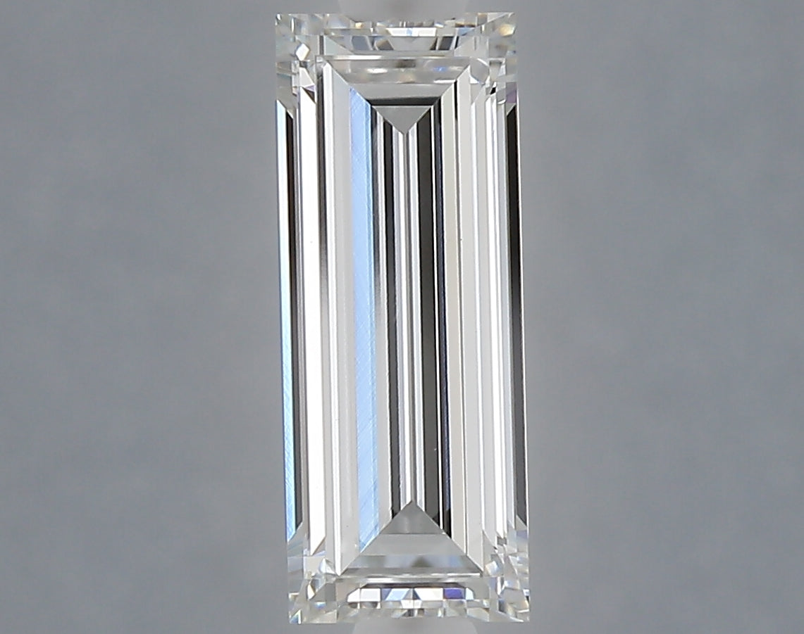 1.06 carat baguette lab grown diamond E color VVS2 clarity