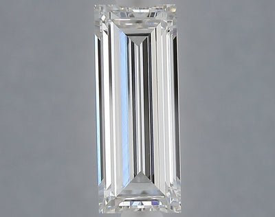 1.06 carat baguette lab grown diamond E color VVS2 clarity
