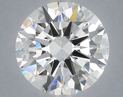 6.08 carat round lab grown diamond F color VVS2 clarity