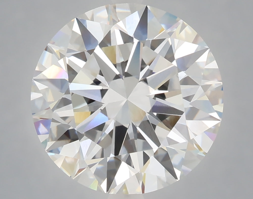 6.02 carat round lab grown diamond E color VVS2 clarity