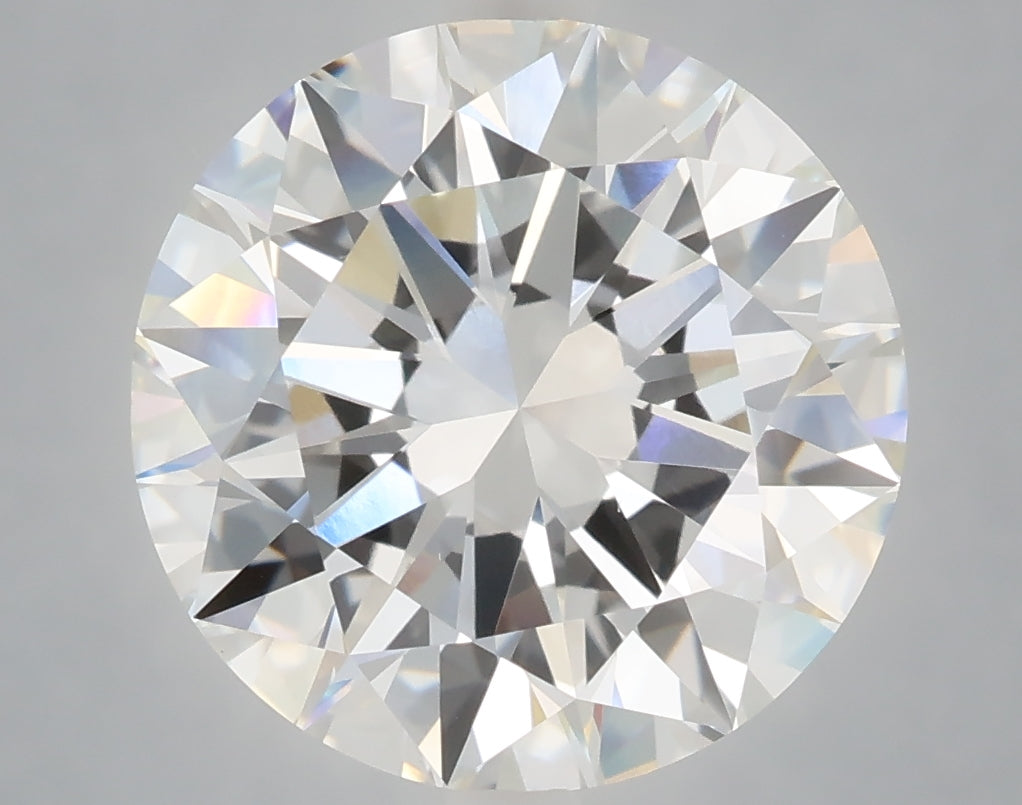 6.01 carat round lab grown diamond E color VS1 clarity